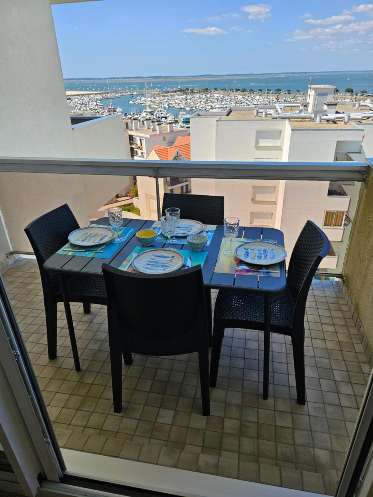 Vue Panoramique Sur Bassin,Piscine Et Terrasse Apartment Arcachon Ngoại thất bức ảnh